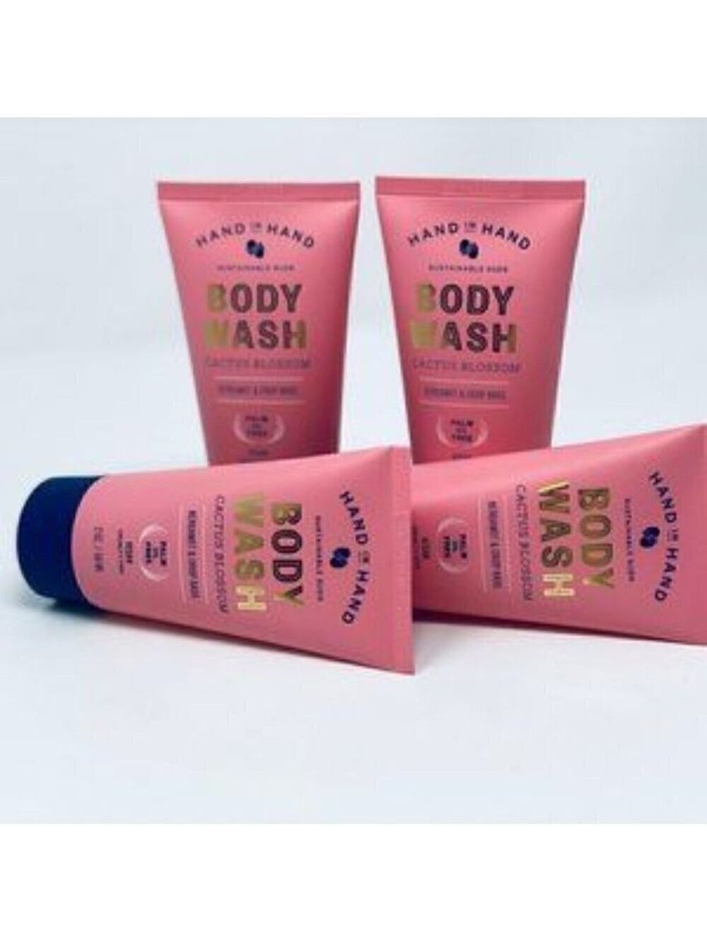 4 pk HAND in HAND Body Wash- 2 oz each
